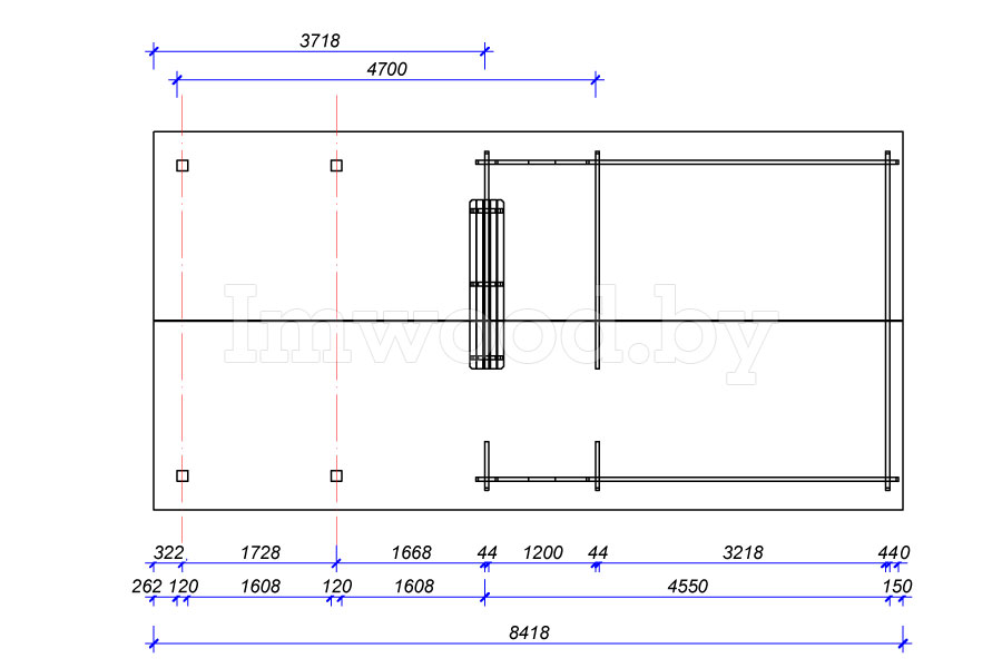 План садового дома 