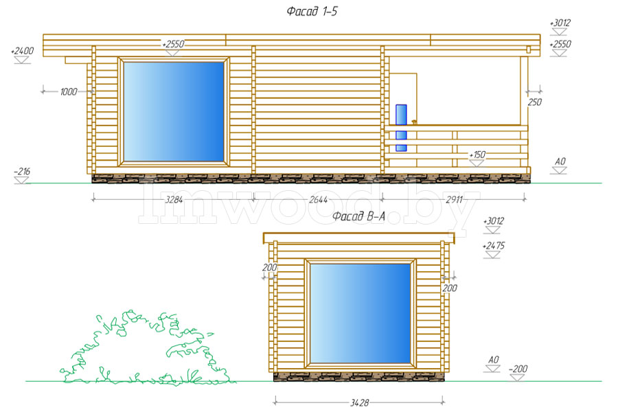 Планировка бани 