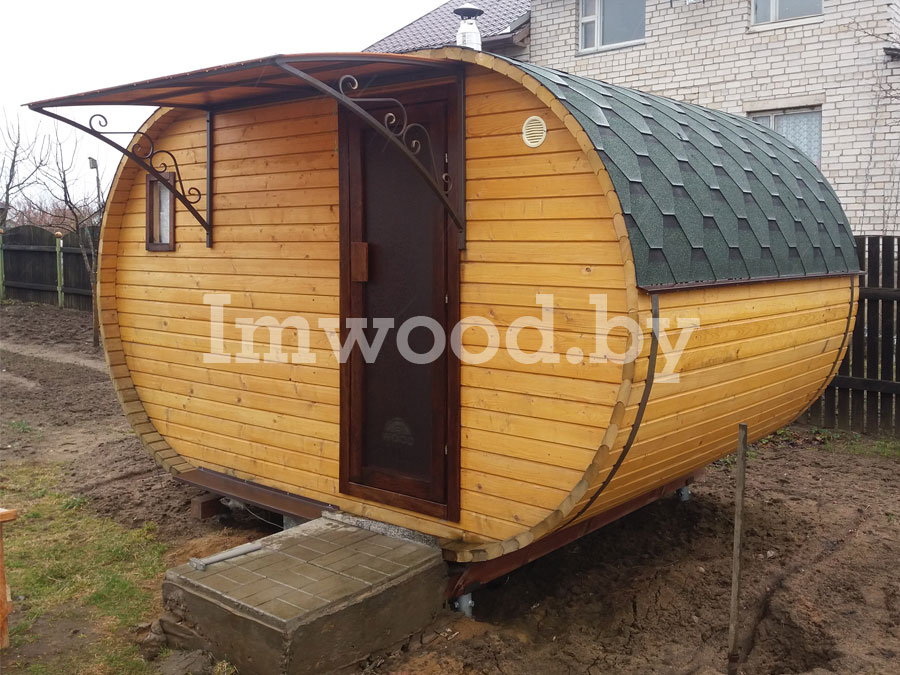 Недорогие бани под ключ из бруса в Минске с доставкой по всей Беларуси