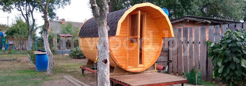 Баня бочка 3.5 метра в Речице, Гомельская область