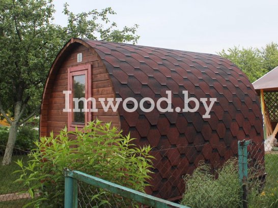 Фото арочного домика, модель 3 метра - у нас вы можете купить арочный летний домик на дачу в Минске с доставкой по всей Беларуси!