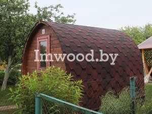 Фото арочного домика, модель 3 метра - у нас вы можете купить арочный летний домик на дачу в Минске с доставкой по всей Беларуси!