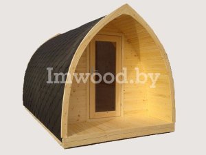 Фото арочного домика, модель 3 метра - у нас вы можете купить арочный летний домик на дачу в Минске с доставкой по всей Беларуси!