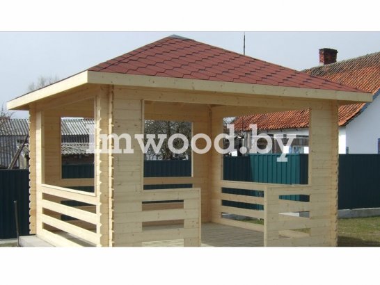 Беседка из профилированного бруса 