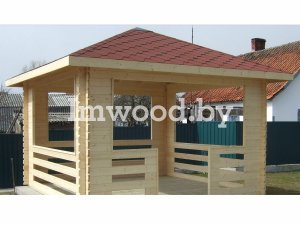 Беседка из профилированного бруса 