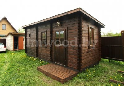 Фото русской бани 2 на 6 метров, у нас вы можете купить русскую баню в Минске с доставкой по всей Беларуси!
