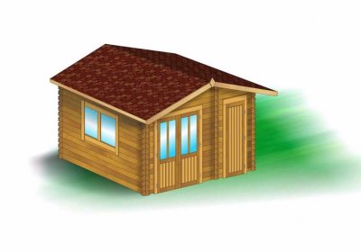 Садовый домик 3x3,9м. Арт. 1.03