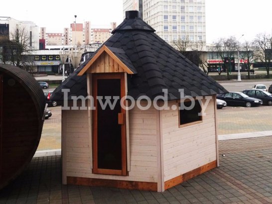 Фото летнего садового гриль-домика для дачи - у нас вы можете купить дачный садовый домик недорого в Минске с доставкой по всей Беларуси!