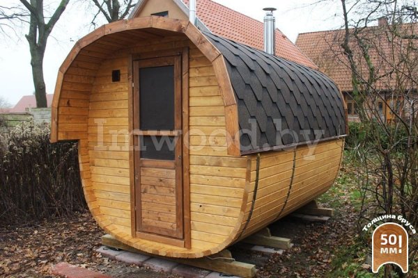 Фото бани квадро-бочки, модель 3,5 метра - у нас вы можете купить баню квадро-бочку в Минске с доставкой по всей Беларуси!