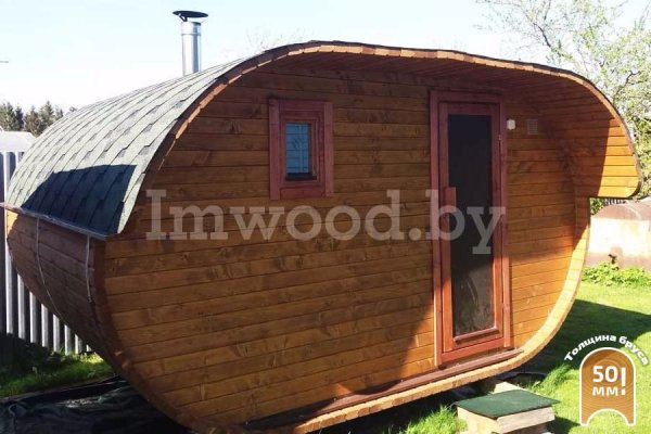 Фото бани овало-бочки, модель 3,5x4 метра - у нас вы можете купить баню овало-бочку в Минске с доставкой по всей Беларуси!ой по всей Беларуси!