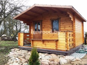 Фото русской бани 3,5 на 4,5 метров, у нас вы можете купить русскую баню в Минске с доставкой по всей Беларуси!