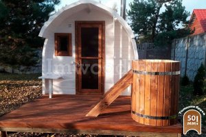Арочная баня 4м