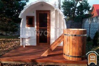Арочная баня 4м