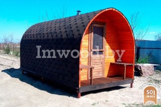 Арочная баня, модель 5 метров