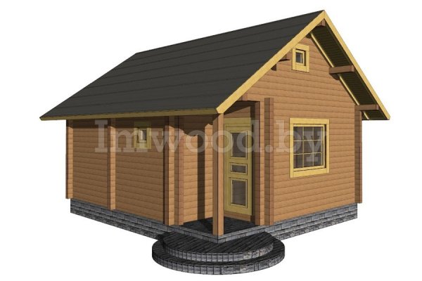 Баня из бруса 5x6 метров