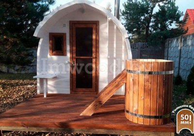 Арочная баня 4м