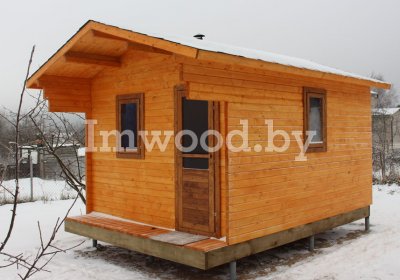 Русская баня, модель 3x4,5 метра