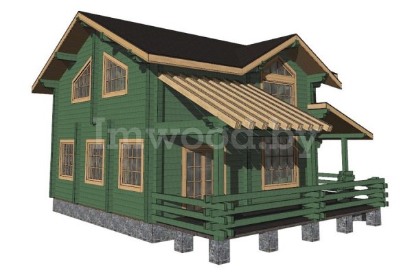 Дом из бруса, проект 4