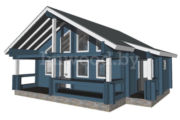 Дом из бруса, проект 6