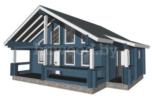 Дом из бруса, проект 6