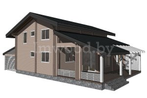 Дом из бруса, проект 7