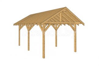 Навес, модель Стандарт 3.5х5.5м