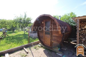 Баня-бочка 3,5 метра