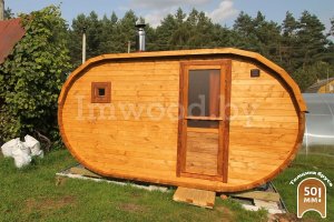 Овальная баня 2,5x4, Сутоки