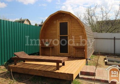 Арочная баня 3,5 метра