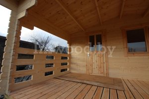 Садовый дом 1.10 с террасой