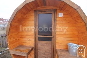 Баня-бочка 4метра