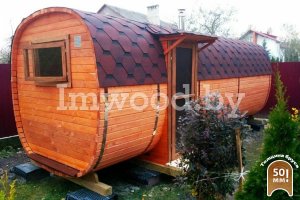 Square bath 6 m with side entrance