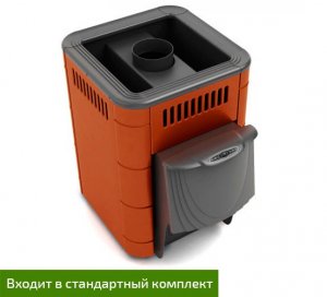 Печь Оса Carbon ДА КТК терракота