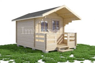 Садовый домик из бруса 3,0х4,3м. Арт. 2.03-ДСК-3х3-тп