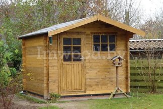 Садовый домик из бруса 3х4,45м. Арт. 2.04-ДСН-3х3-тп