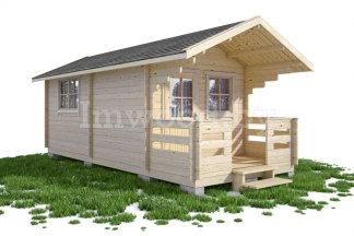 Садовый домик из бруса 3х6,3м. Арт. 2.05-ДСК-3х5-тп