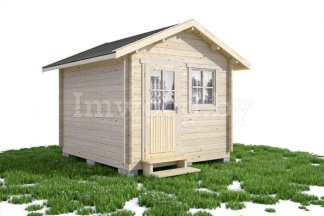 Садовый домик из бруса 3х3м. Арт. 2.07-ДС-3х3-тп