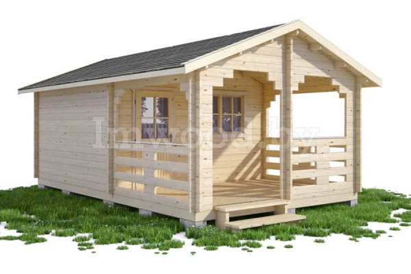 Садовый домик из бруса 4,0х6,5м. Арт. 2.10-ДСВ-4х4-тп