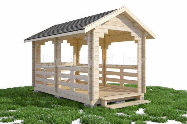 Беседка деревянная 2,5х4 сорт 2, Арт. 2-21 БС-2,5х4-с2