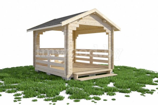 Беседка деревянная 3х3 сорт 2, Арт. 2-22 БС-3х3-с2