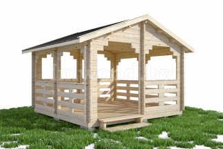 Беседка деревянная 4х4 сорт 2, Арт. 2-26 БС-4х4-с2