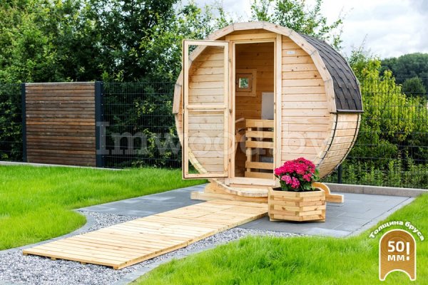 Баня-бочка, модель 1,2 метра. Арт. ББ-12