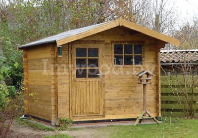 Садовый домик из бруса 3х4,45м. Арт. 2.04-ДСН-3х3-тп