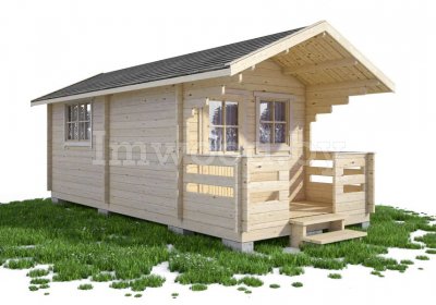 Садовый домик из бруса 3х6,3м. Арт. 2.05-ДСК-3х5-тп
