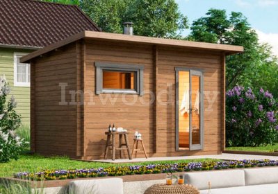 Классическая баня 2x4м. Арт РБ-2.4