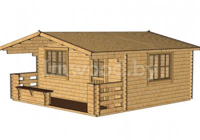 Садовый домик 5x5м. Арт. 1.38