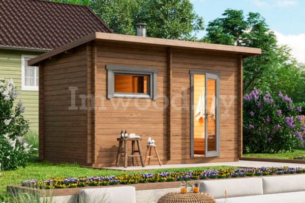 Классическая баня 2x4м. Арт РБ-2.4