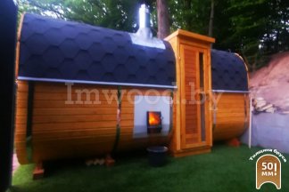 Квадро-бочка с боковым входом, модель 4 метра 