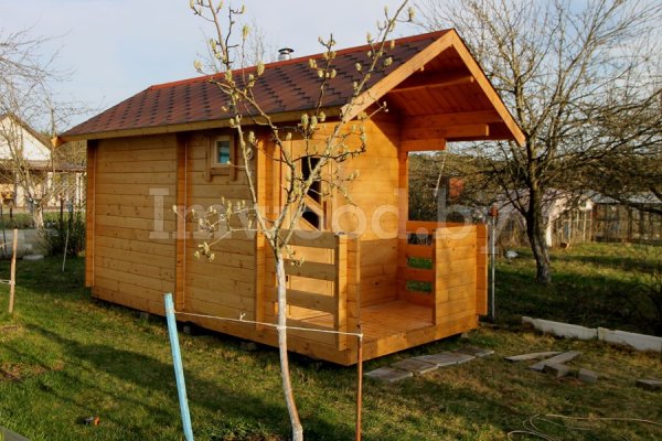 Мини баня, 2,4х3,4м. Арт МБ-2