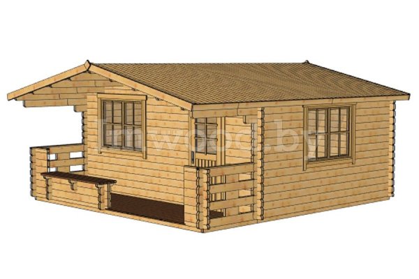 Садовый домик 5x5м. Арт. 1.38